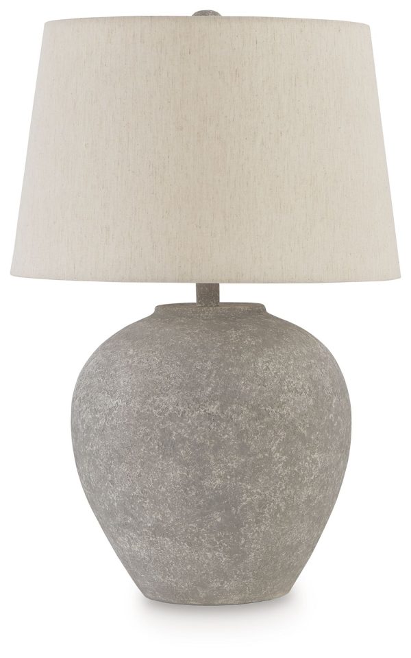 Dreward - Distressed Gray - Paper Table Lamp on Sale