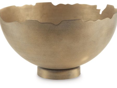 Maura - Antique Gold Finish - Bowl Hot on Sale