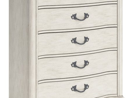 Arlendyne - Antique White - Five Drawer Chest Online Sale