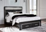 Kaydell - Upholstered Panel Storage Platform Bed For Discount