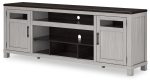 Darborn - Gray   Brown - XL TV Stand W Fireplace Option Hot on Sale