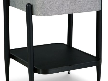 Jorvalee - Gray   Black - Accent Table with Speaker Supply