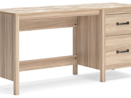 Battelle - Tan - Home Office Desk For Cheap