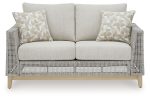 Seton Creek - Gray - Loveseat With Cushion For Discount