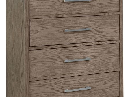 Chrestner - Gray - Five Drawer Chest Discount