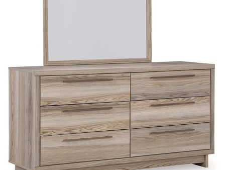 Hasbrick - Tan - Dresser And Mirror Cheap