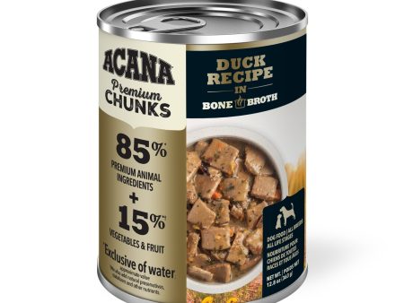 ACANA Premium Chunks Duck Recipe in Bone Broth Wet Dog Food on Sale