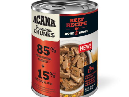 ACANA Beef Recipe in Bone Broth Premium Chunks Wet Dog Food Cheap