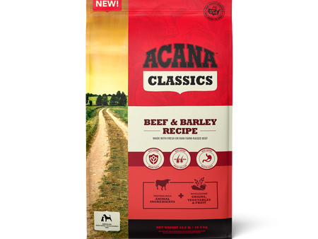 ACANA Classics, Beef and Barley Recipe Dry Dog Food (22.5 lb) For Discount