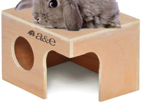 A & E Cage Pet Hut Hideouts Rabbit Hut - Extra Large Online now