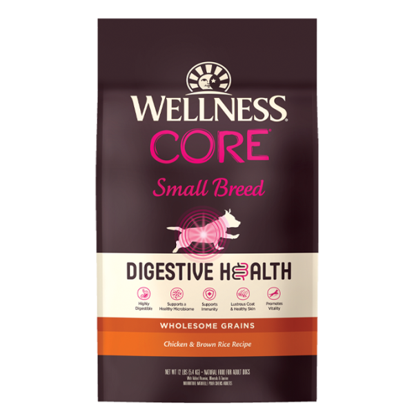 Wellness CORE Digestive Health Small Breed Chicken & Brown Rice (4-lb) Online Sale