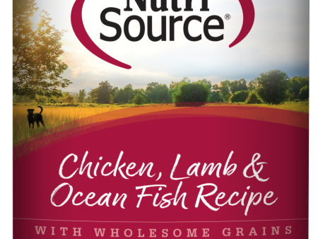 NutriSource® Chicken, Lamb & Ocean Fish Formula Healthy Wet Dog Food Online Sale