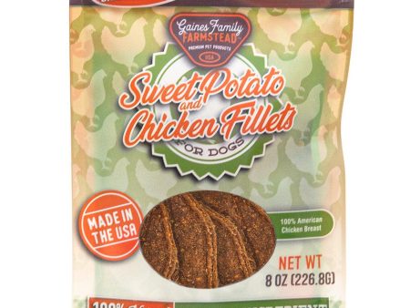 Gaines Family Farmstead Sweet Potato and Chicken Fillets for Dogs of All Sizes Cheap