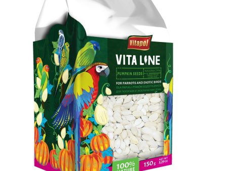 A&E Cage Vitapol 	Vitaline Pumpkin Seeds for Parrots & Exotic Birds Supply