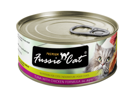 Pets Global Fussie Cat Tuna With Chicken Formula In Aspic Can Food Online now