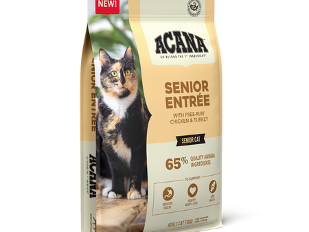 ACANA Senior Entrée Free-Run Chicken & Turkey Dry Cat Food Online now