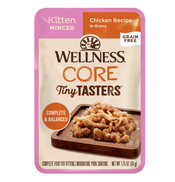 Wellness CORE® Tiny Tasters® Kitten | Minced Chicken Wet Food Online