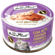 Fussie Cat Premium Tuna with Chicken Formula in Goat Milk Gravy Canned Cat Food For Sale